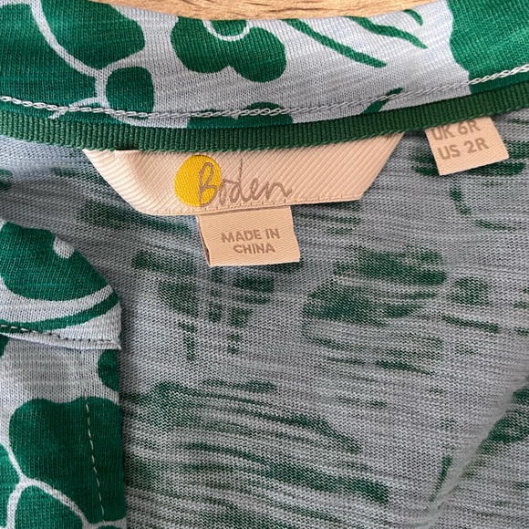 BODEN Easy Notch Neck Jersey Dress size 2 - Picture 3 of 8